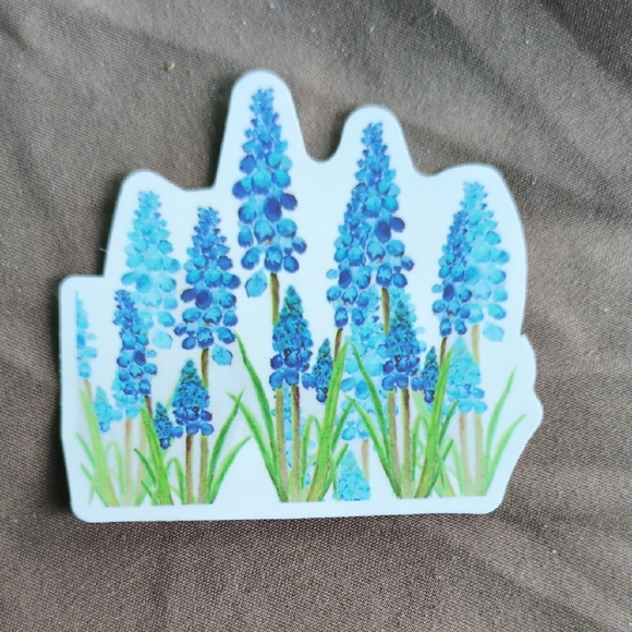 Other - Blue Floral Sticker 🔥🔥🔥20/$10, Bundle And Save